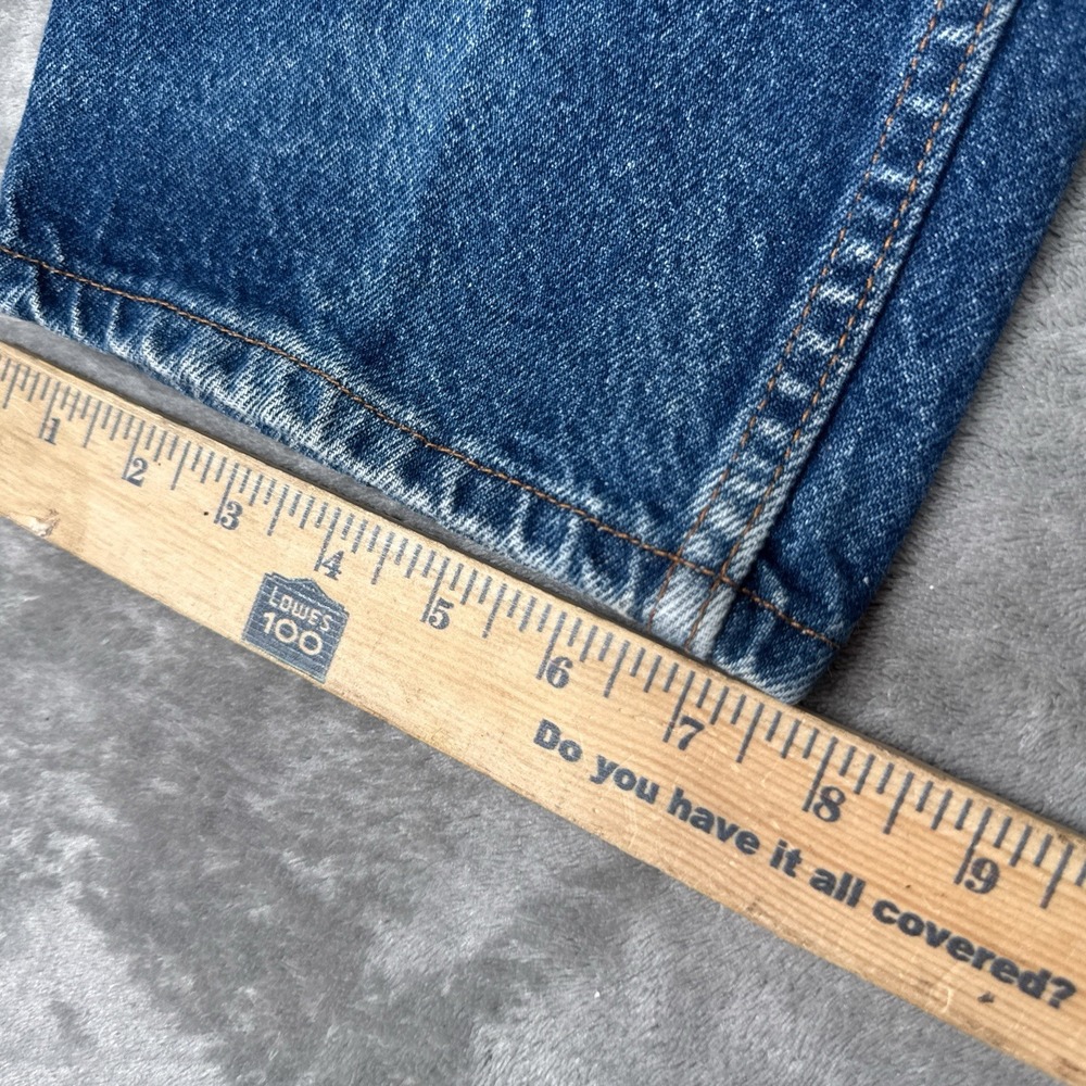 Vintage Levis Jeans Mens 35x30 (Fits 33x29) 505 Orange Tab 90s Made in USA - Picture 9 of 16